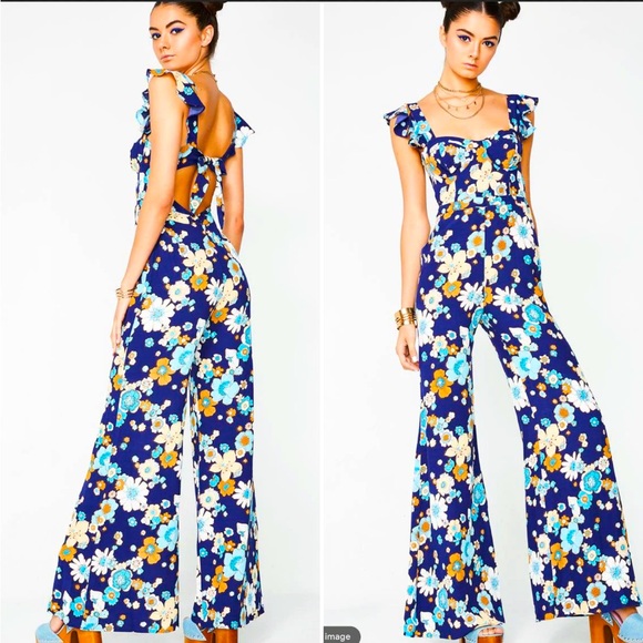 For Love and Lemons Magnolia Jumpsuit - Picture 2 of 3